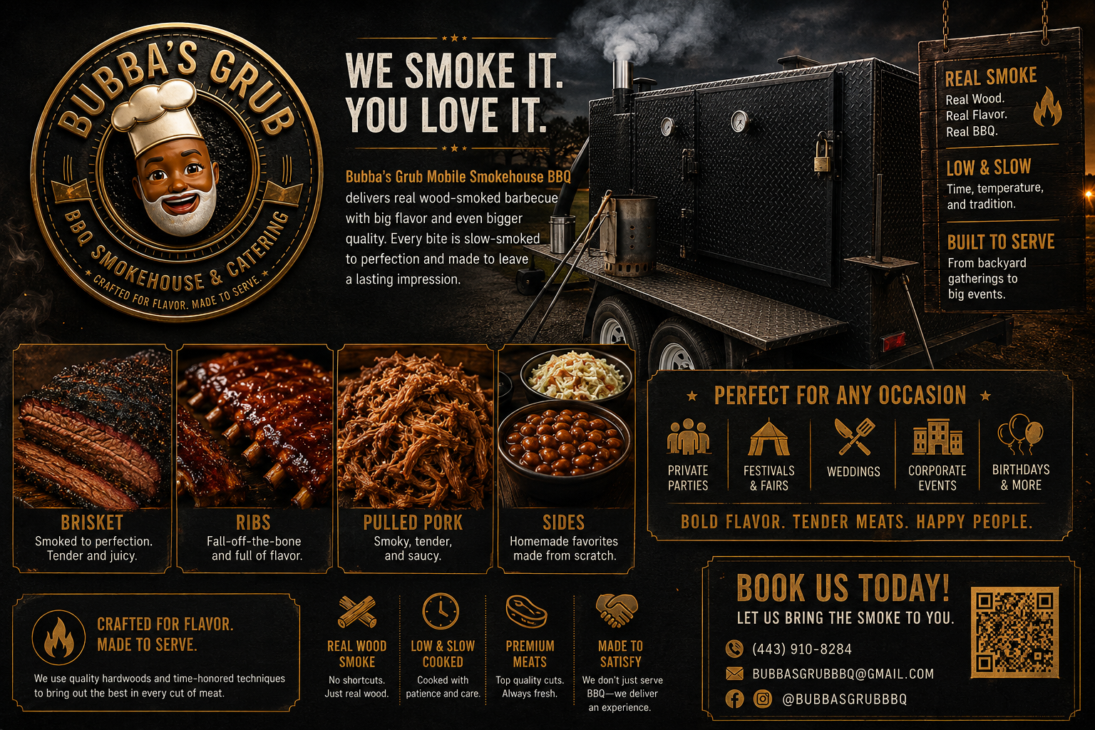 Bubba's Grub barbecue and catering image