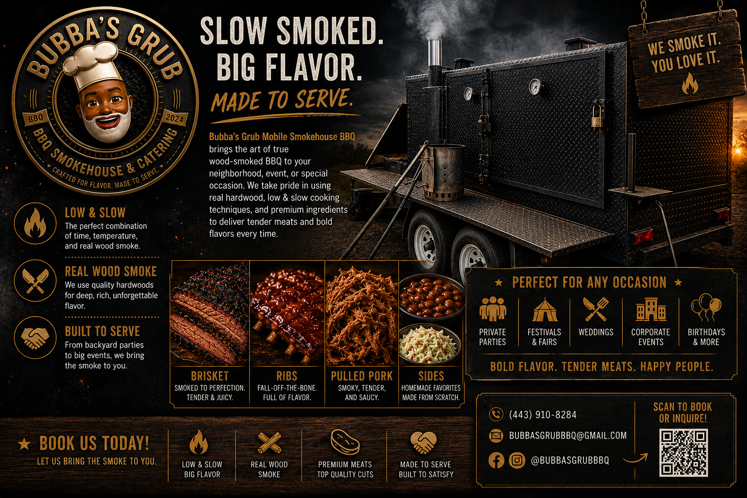 Bubba's Grub barbecue and catering image