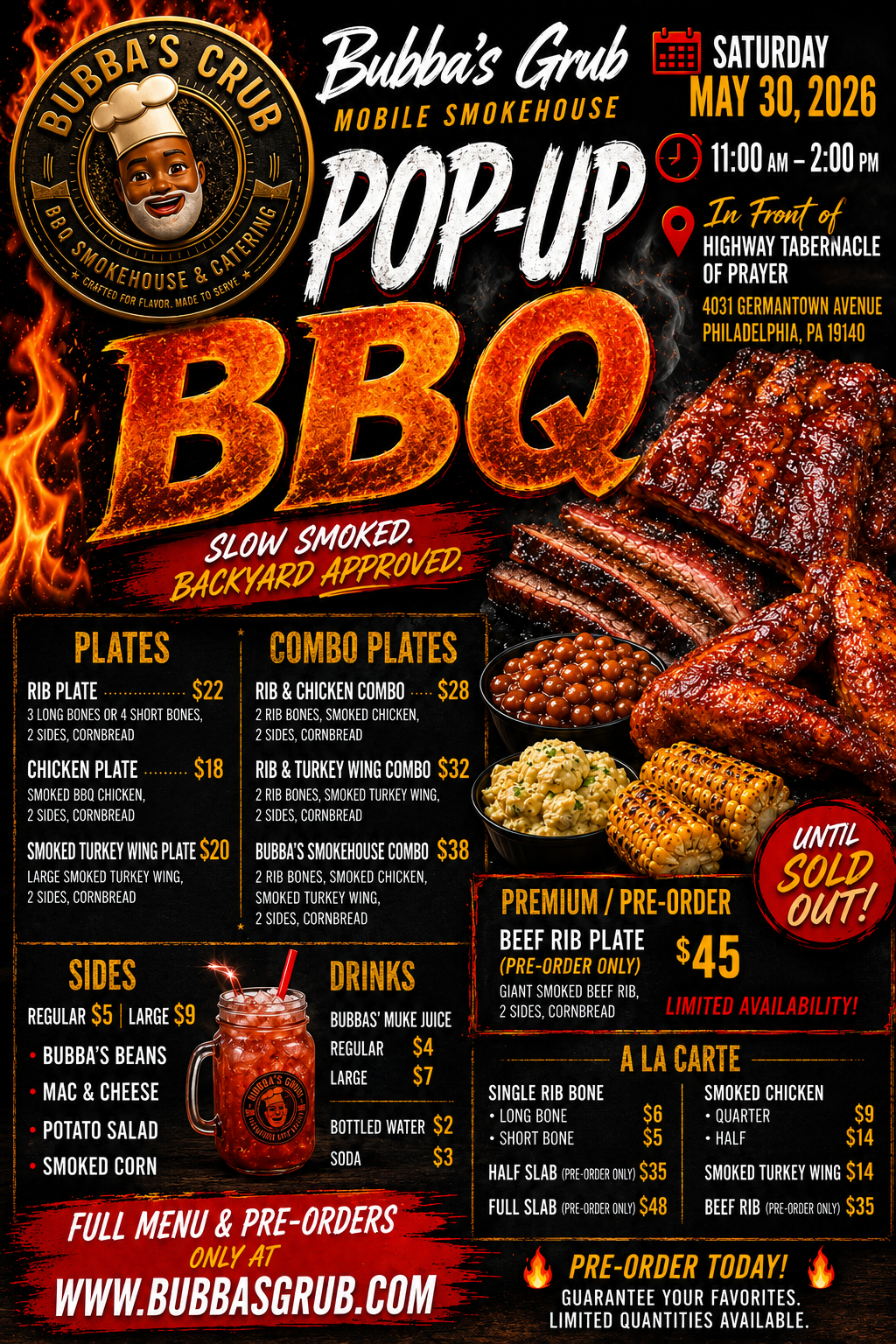 Bubba's Grub update image